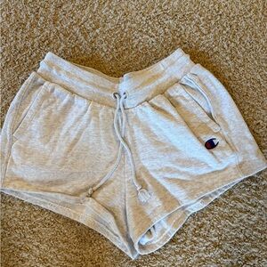 Champion Women's Light Gray Athletic Shorts